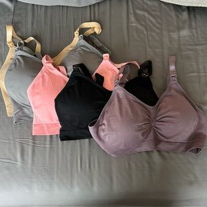 NWT Shein Maternity 5 pack ruched bust wireless bra (kindred bravely knockoff)